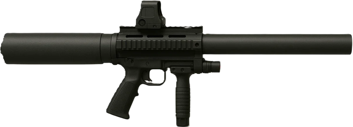Drone Bazooka — AI concept render, for reference