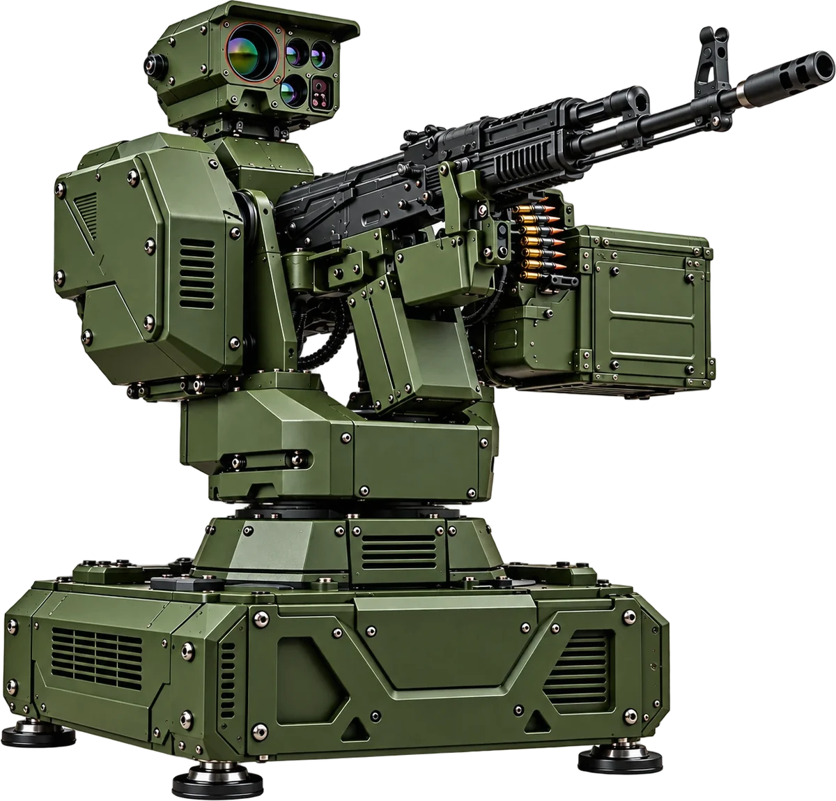 Remote Weapon Platform — AI concept render, for reference