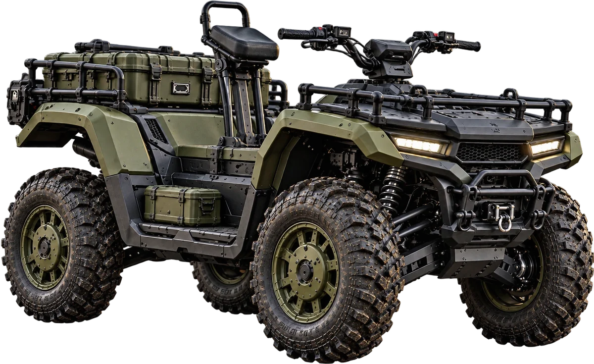 Scout Rider — AI concept render, for reference